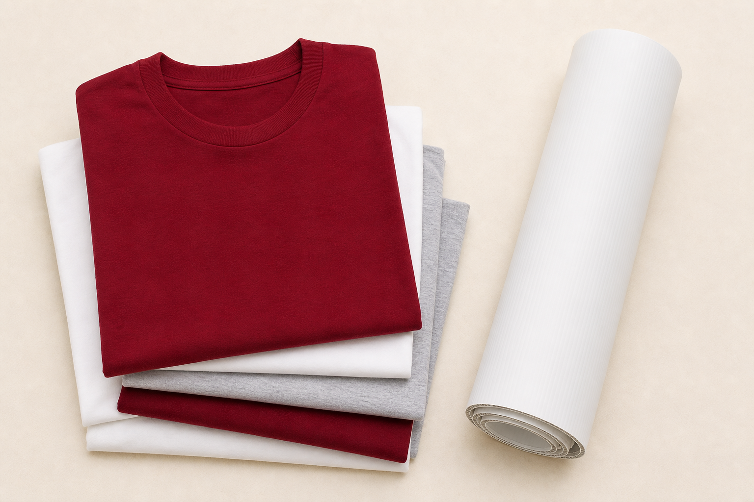 Political campaign apparel in production